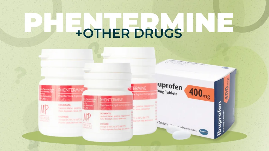 Ibuprofen taken with Phentermine