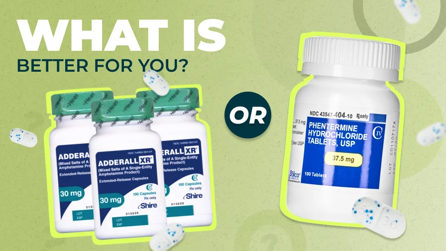 Phentermine to Adderall conversion